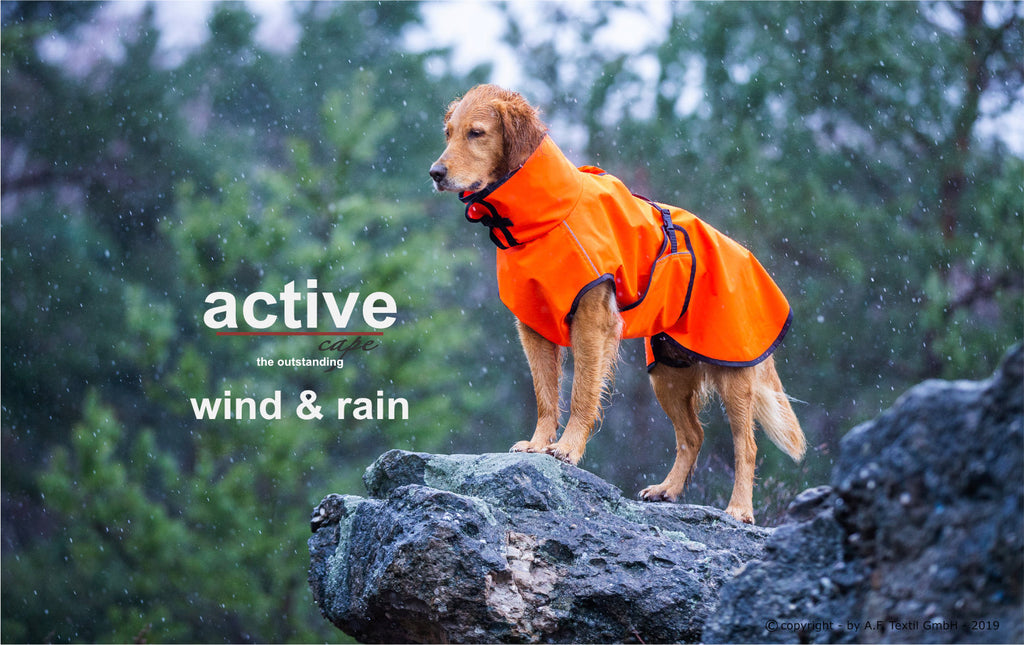 Active Cape Wind & Rain Orange